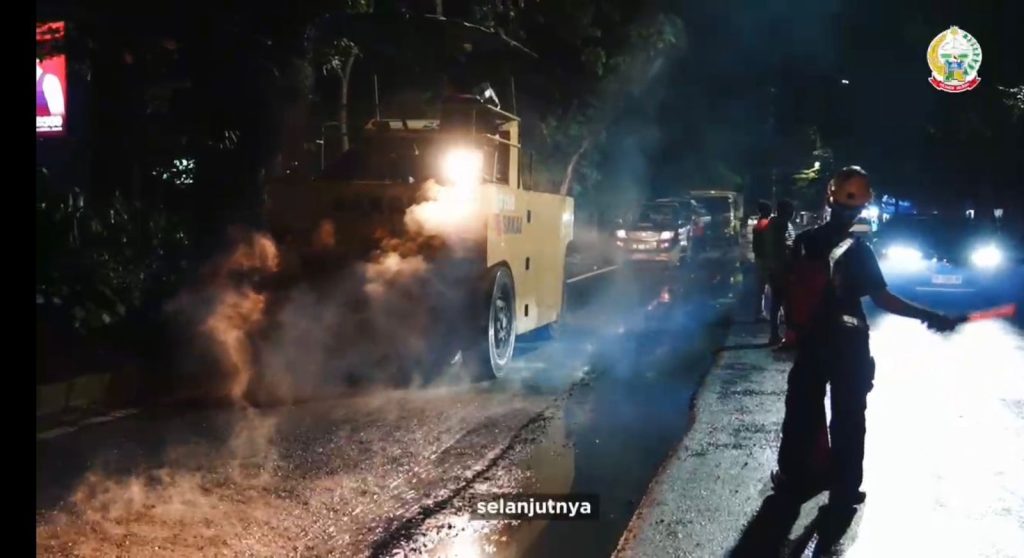 Diresmikan Gubernur Sulsel, Perbaikan Jalan Hertasning Dikebut dan Mulai Tunjukkan Progres Nyata