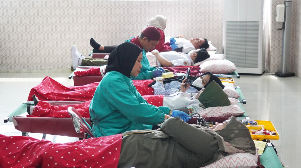 Sunatan khitanan gratis dan donor darah RSUD Labuang Baji 2