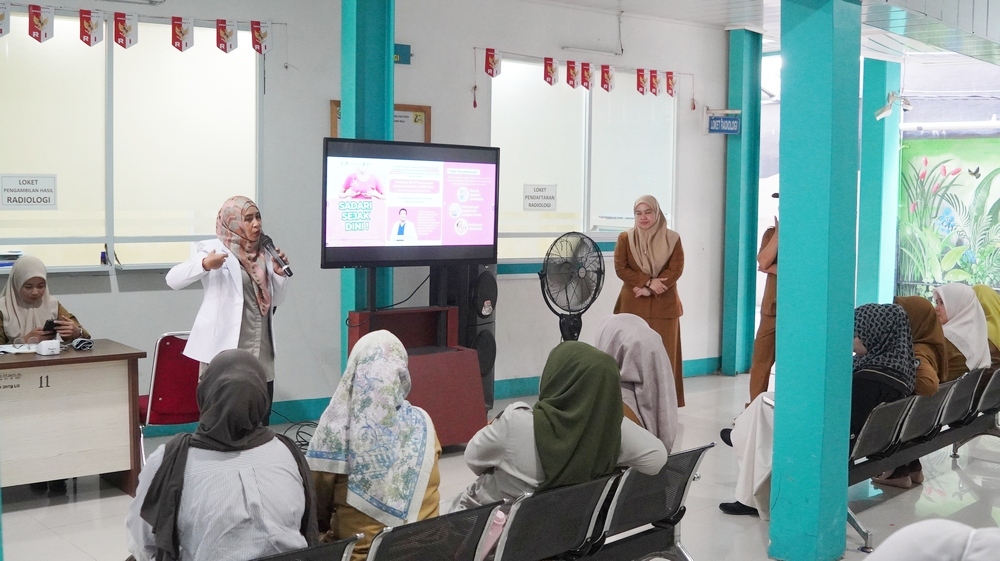 Setelah Tausyiah, RSUD Labuang Baji Gelar Screening Kanker Payudara Gratis